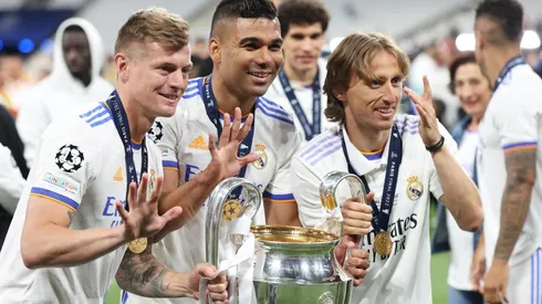 Casemiro, Toni Kroos y Luka Modric se llevaron cinco Champions League juntos.