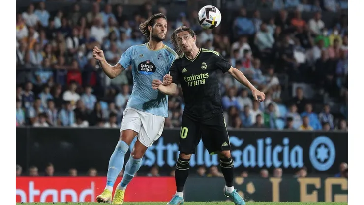 Luka Modric brilló con un mega golazo en el primer tiempo.