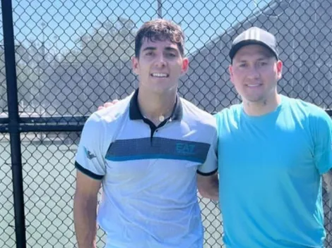 El encuentro de Cristian Garin y Nicolás Castillo