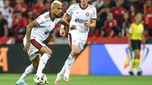 Vidal fue titular en la Copa de Brasil