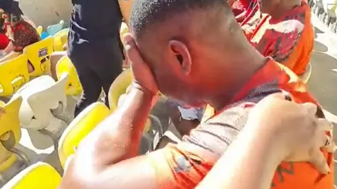 Los hinchas en condición de calle se emocionaron en el Maracaná