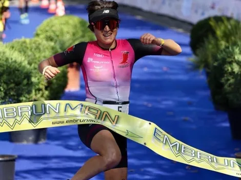Bárbara Riveros ganó el Triatlón en Francia