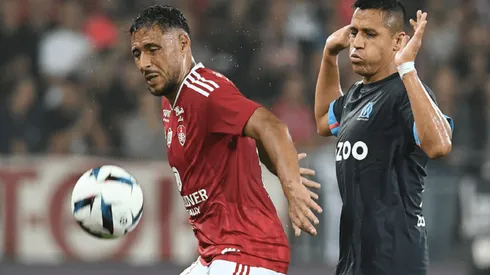 Alexis Sánchez jugó 45 minutos en su primer partido por el Olympique de Marsella.