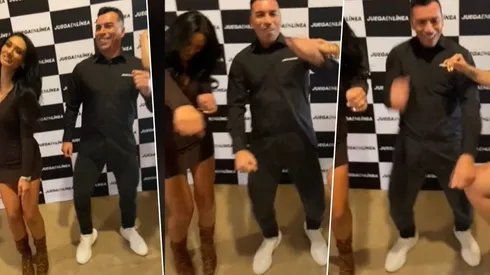 Esteban Paredes se lució bailando el éxito de Rosalía.
