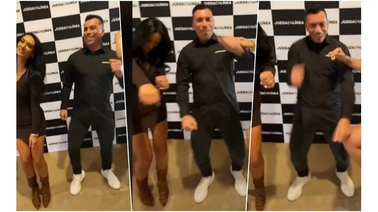 Esteban Paredes se lució bailando el éxito de Rosalía.