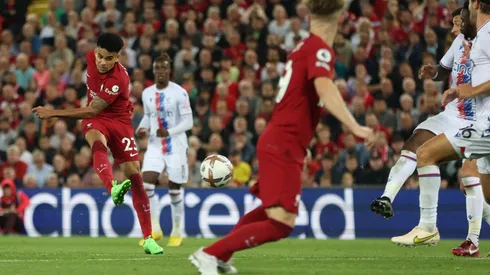 Luis Díaz marcó un golazo para salvar al Liverpool ante el Crystal Palace