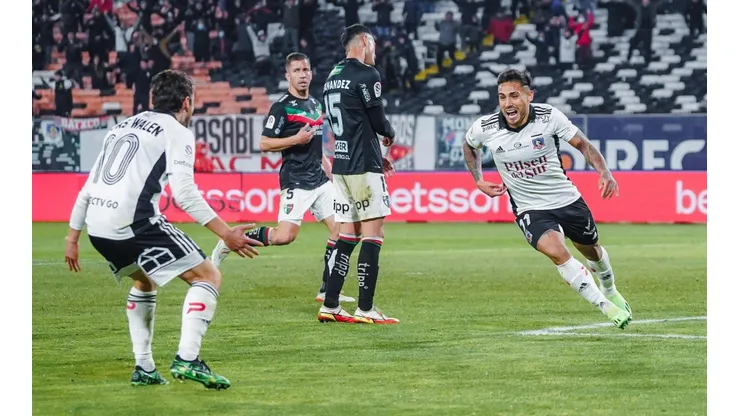 Colo Colo venció a Palestino en la agonía en el Monumental.