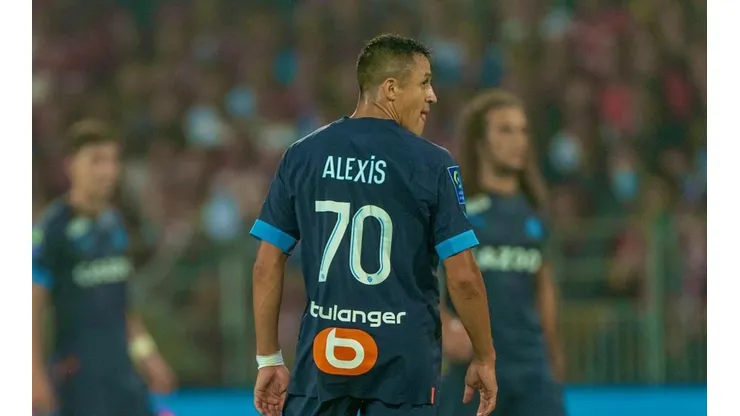 Alexis Sánchez ingresó en el entretiempo y debutó en la Ligue 1