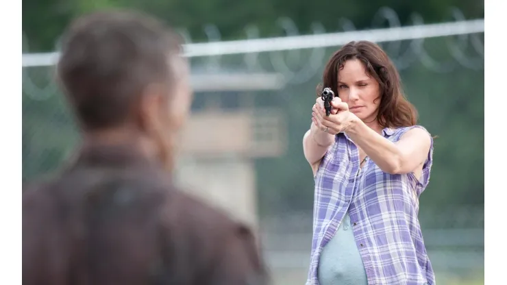 Sarah Wayne Callis en The Walking Dead, como Lori.