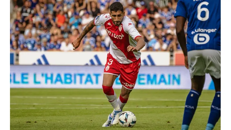 Maripán fue titular y jugó todo el partido en el empate del Mónaco.