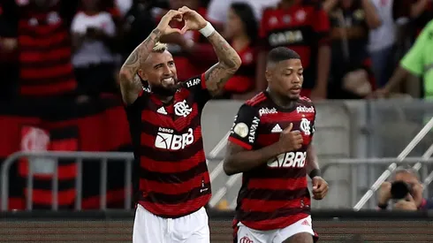 Arturo Vidal vive un dulce momento con el Fla.