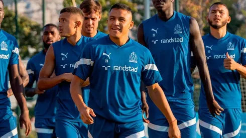 Alexis Sánchez prepara su debut con la camiseta del Marsella