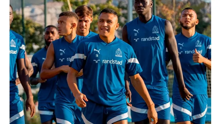 Alexis Sánchez prepara su debut con la camiseta del Marsella