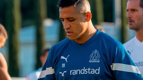 A Alexis Sánchez le sacaron el jugo en su primera práctica con el Marsella