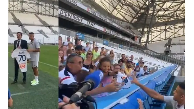 Alexis pisó el césped de su nuevo hogar e inmediatamente regaló una camiseta