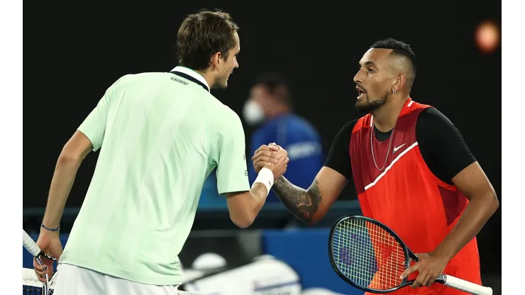 En Australia fue victoria para Medvédev en la segunda ronda