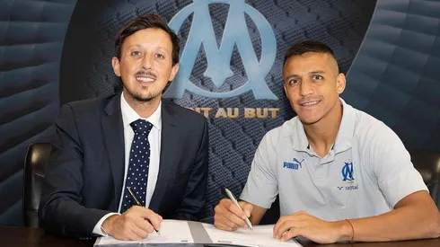 Alexis firmó el contrato con Olympique de Marsella