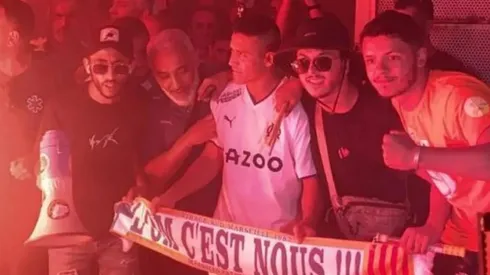Alexis Sánchez sintió la pasión de los hinchas del Marsella