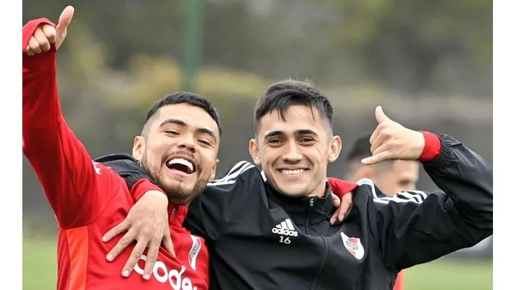 Solari y Díaz han hecho una linda amistad en River
