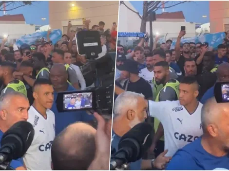 Alexis aterriza en Francia y desata la locura en los hinchas