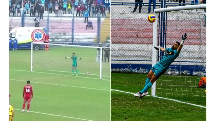 El arquero Limousin luciéndose ante Sporting Cristal