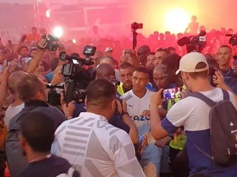 Alexis recibido como rockstar por el Marsella