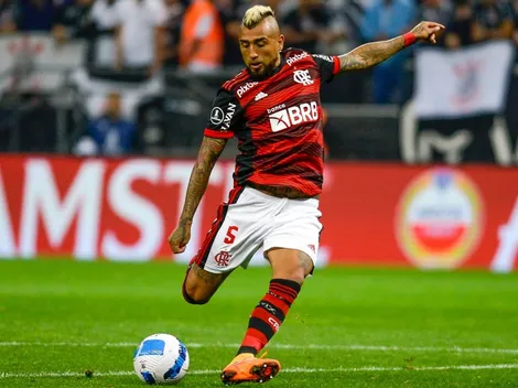 Vidal lucha hasta última hora para entrar en la formación del Fla