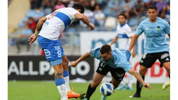 Zampedri marcó el descuento de la UC en la derrota por 2 a 1 ante los celestes en la primera rueda