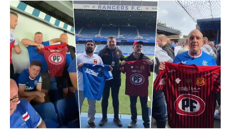 Rangers visita a Rangers en Glasgow, de Talca a Escocia.