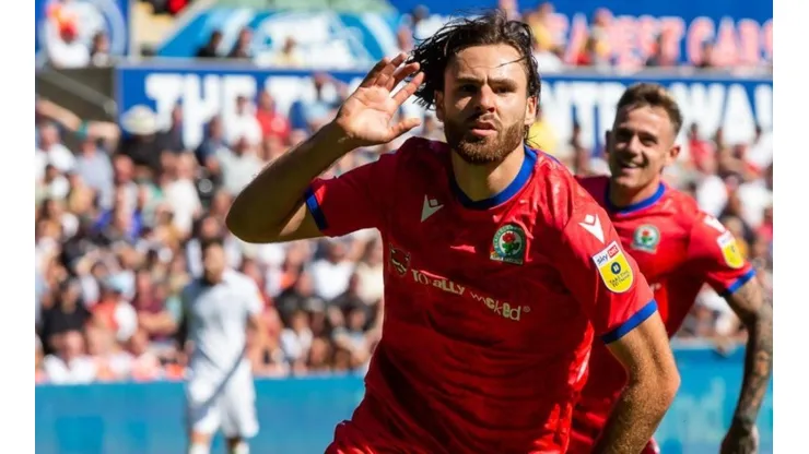 Ben celebra su gol, el primero de la temporada