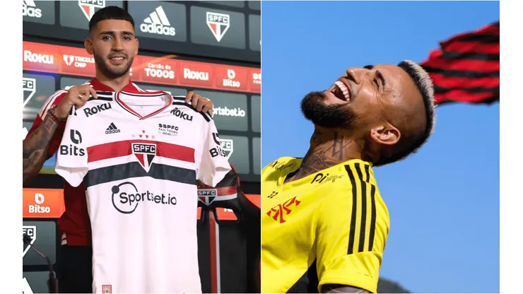 Nahuel Bustos, el último fichaje que anunció el Sao Paulo antes de enfrentar a Arturo Vidal y el Fla.