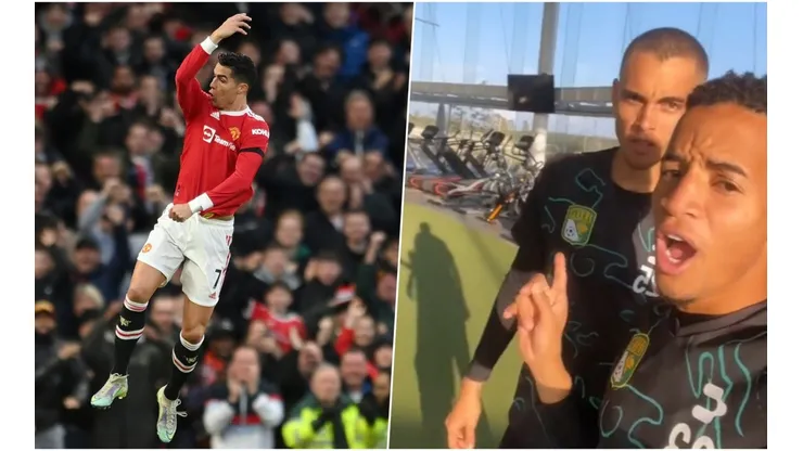 No logró mucho hacer una buena imitación de la celebración de CR7.
