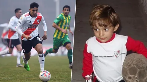 Pablo Solari y su gran afición con River Plate desde su niñez.