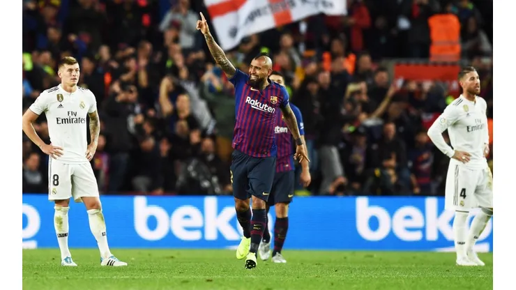 Arturo Vidal recordó el gol que le marcó al Real Madrid con el Barcelona