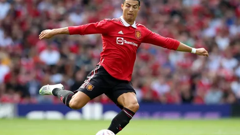 Cristiano Ronaldo en su primer partido de pretemporada con Manchester United