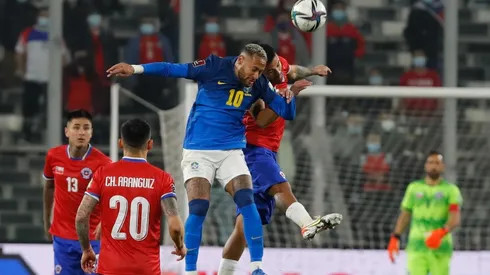 Chile y Brasil jugaron en el Monumental por eliminatorias.