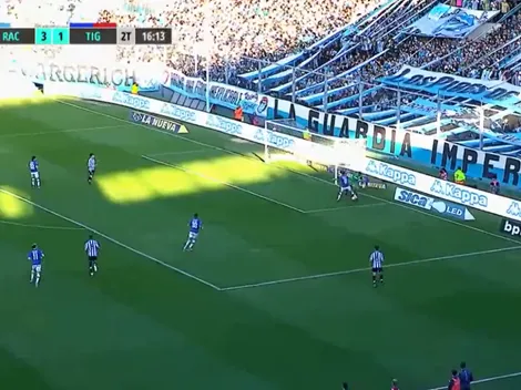 El grosero error del portero de Racing con Arias en el banquillo