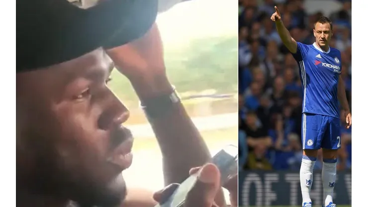 Koulibaly llamando a John Terry desde su auto