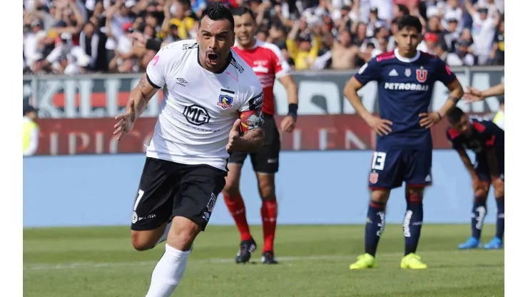 El saludo de cumpleaños de Colo Colo a Esteban Paredes, un día después del Superclásico.