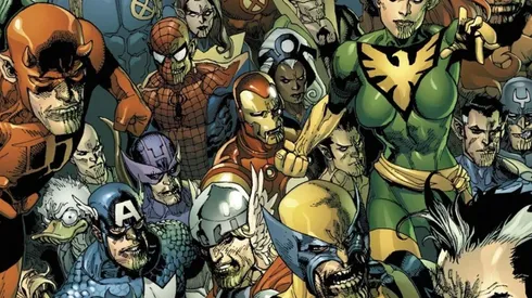 Una de las portadas de Secret Invasion en los cómics.