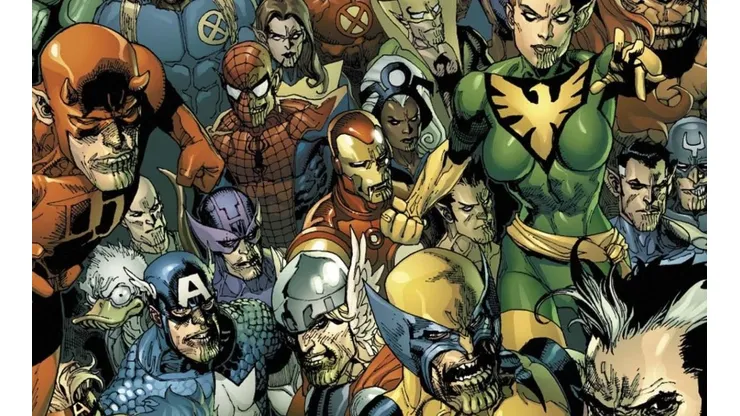 Una de las portadas de Secret Invasion en los cómics.