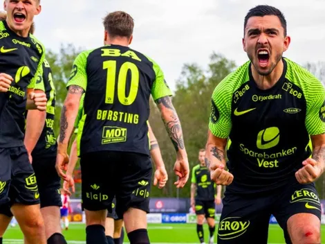 Niklas Castro saca toda su magia y asiste en goleada del Brann