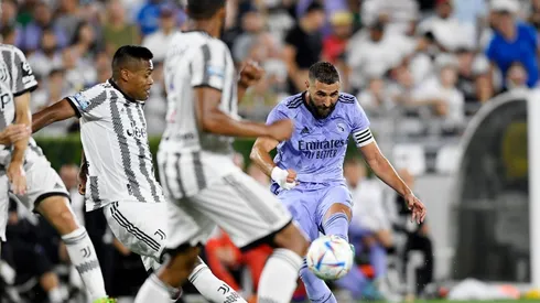 Karim Benzema marcó el primer gol del Real Madrid