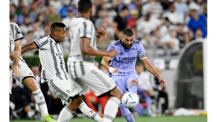 Karim Benzema marcó el primer gol del Real Madrid