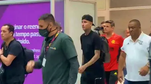 Pulgar llegó a Río de Janeiro este jueves y cuenta las horas para su presentación oficial en Flamengo