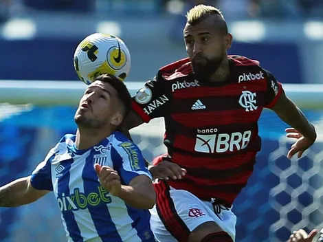 Prensa brasileña pone a Vidal como titular ante el Goianiense