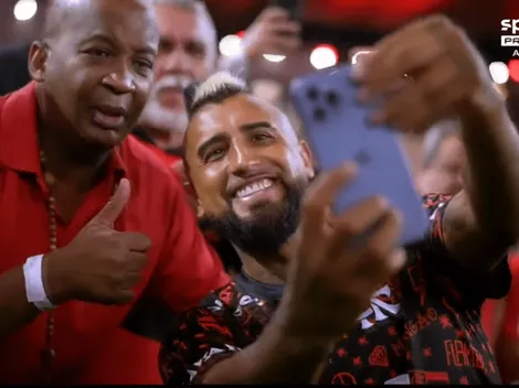 El ídolo Vidal la rompe con los hinchas del Fla en el Maracaná