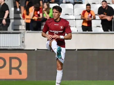 Diego Valencia debuta como titular en la Salernitana