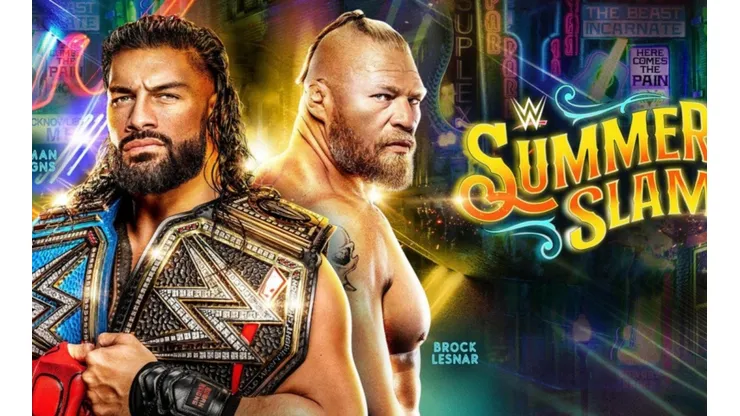 El Jefe Tribal y la Bestia animan el encuentro principal de SummerSlam 2022.