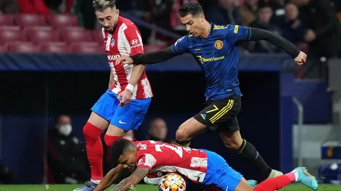 Cristiano Ronaldo enfrentando al Atlético en la Champions League pasada
